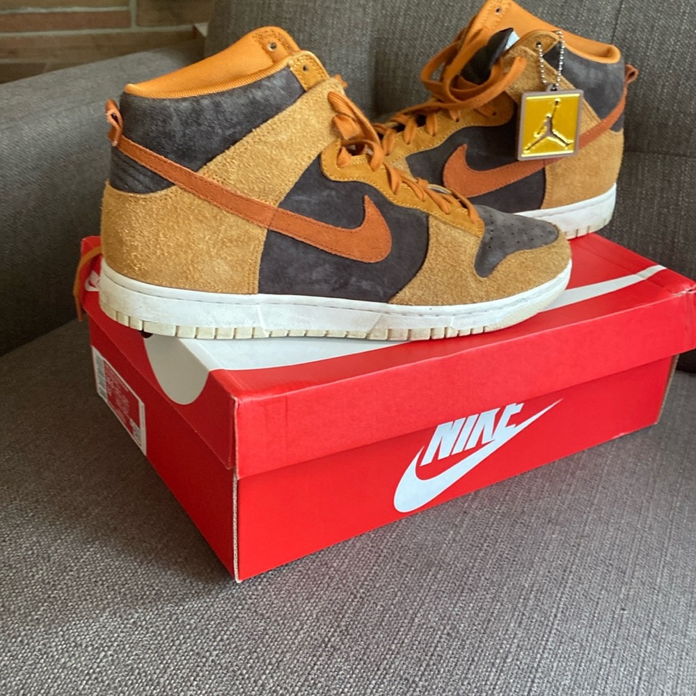 Nike dunk retro dark curry